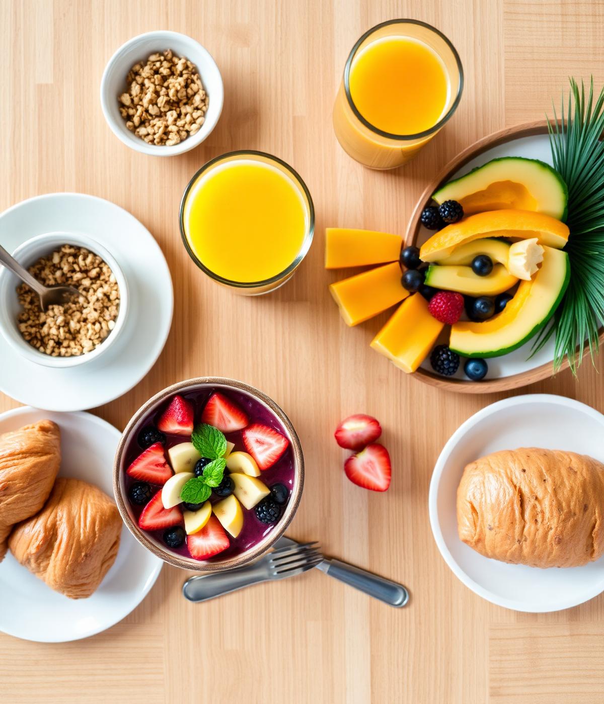 Café da Manhã Saudável e Energético
